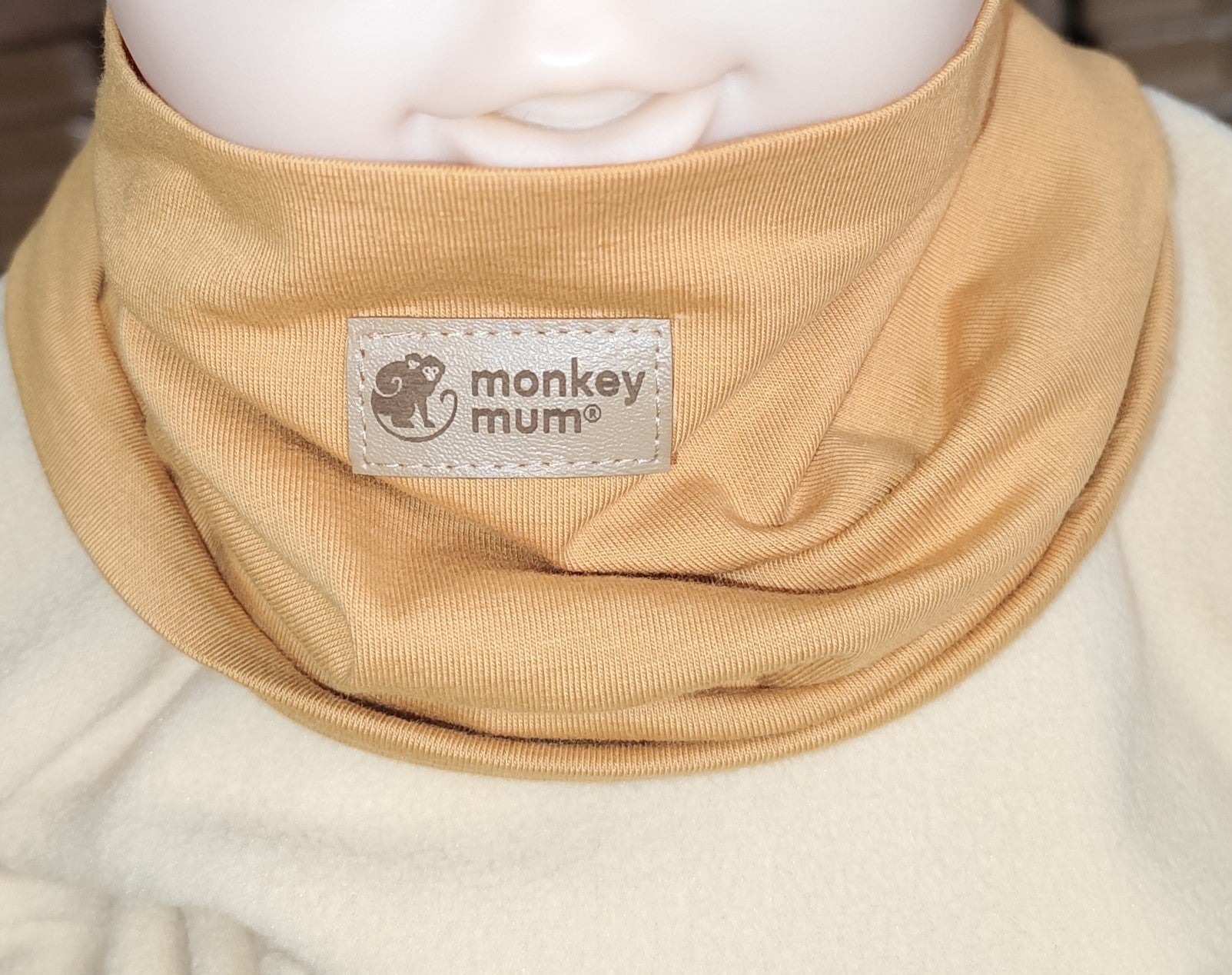 Cuello Monkey Mum® - Mostaza