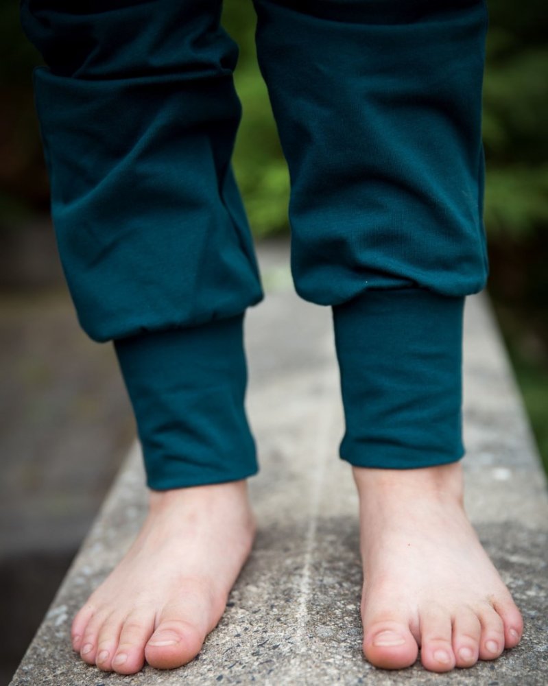 Pantalón de chándal holgado para niño, LIGHT, verde botella