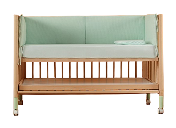 Cuna infantil 3 en 1 - Madera maciza - 120x60 cm