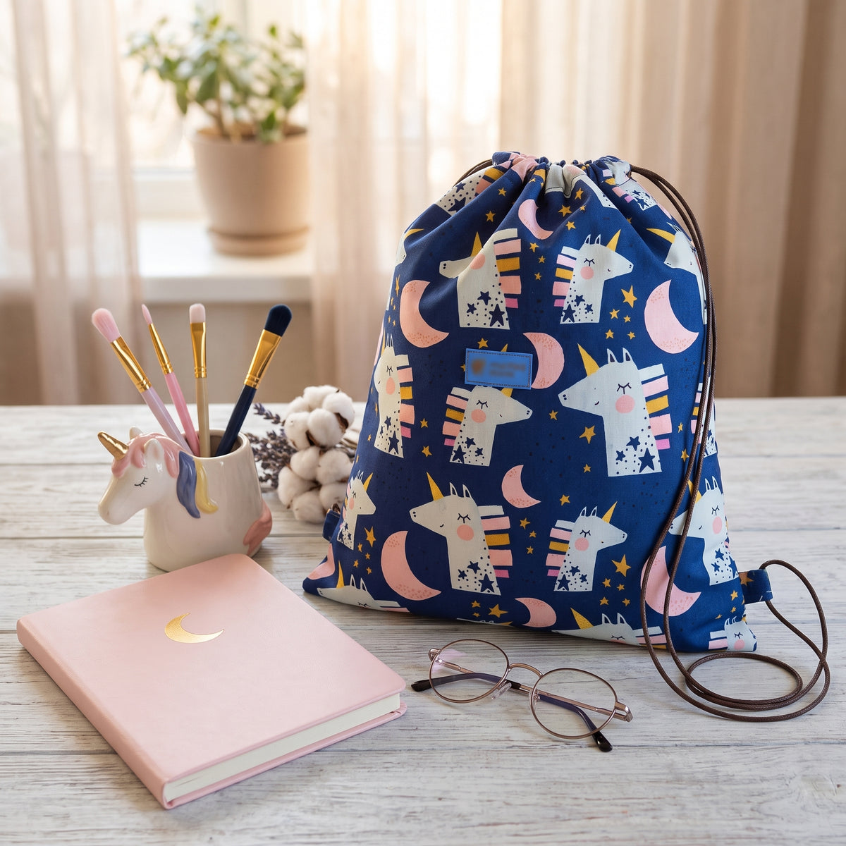 Bolsa de tela Monkey Mum® - Unicornio