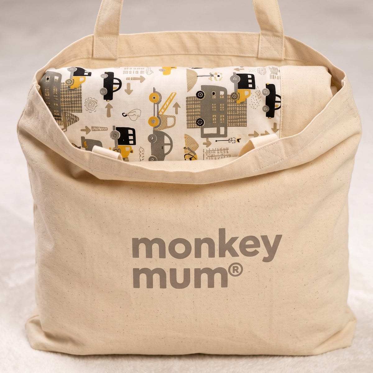Manta de juegos Monkey Mum® - Transporte urbano