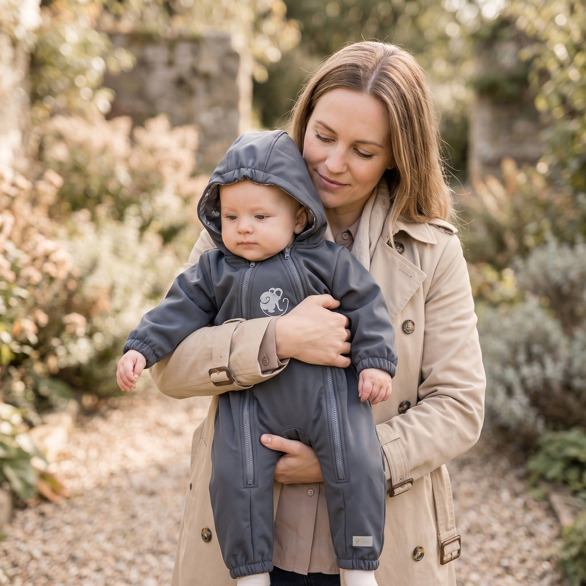Monkey Mum® Mono de softshell con membrana – Excursión misteriosa - talla 62/68, 74/80
