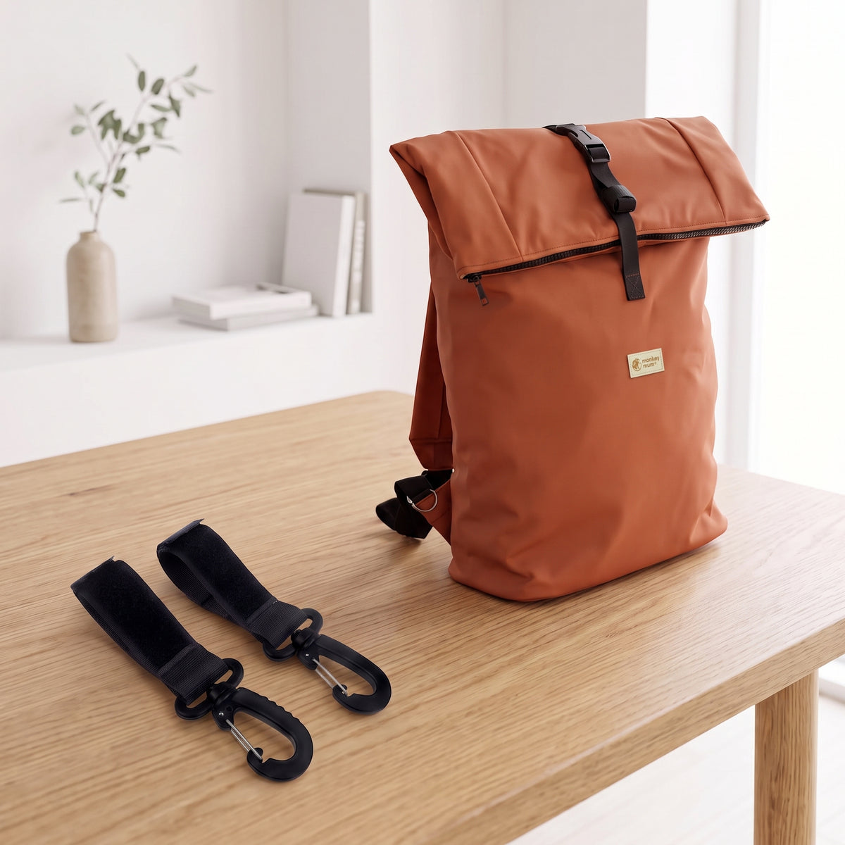 Monkey Mum® Mochila de softshell para carrito de bebé – Hojas de otoño