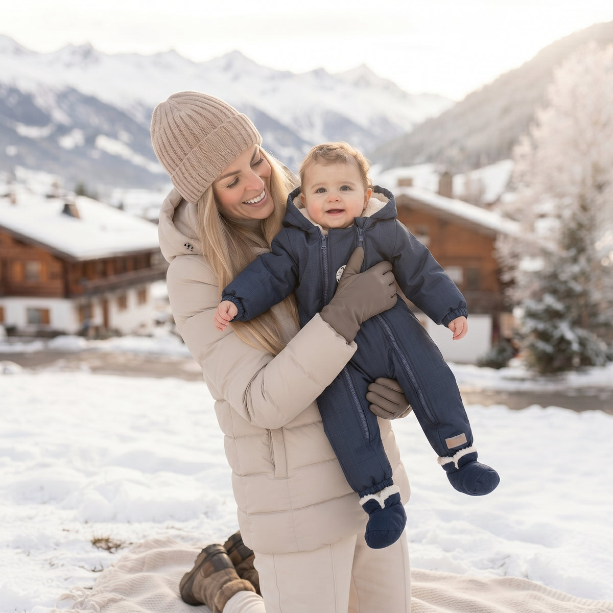 Monkey Mum® Mono de invierno softshell para niños con borreguito - Cuento de hadas, 2ª calidad - talla 62/68