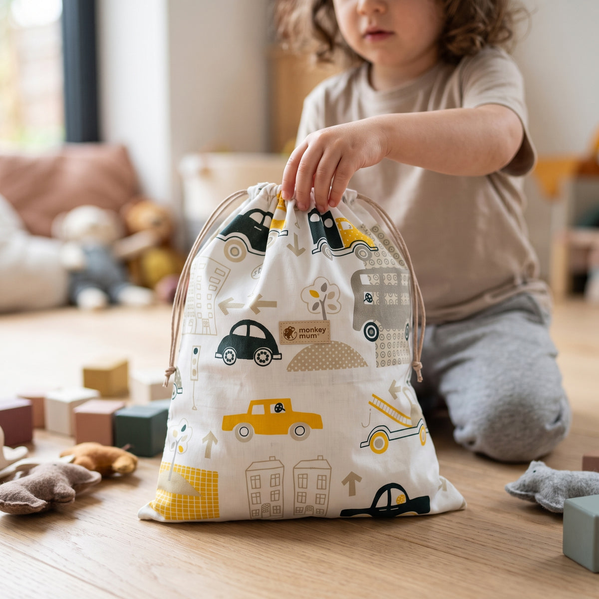 Bolsa de tela Monkey Mum® - Transporte urbano