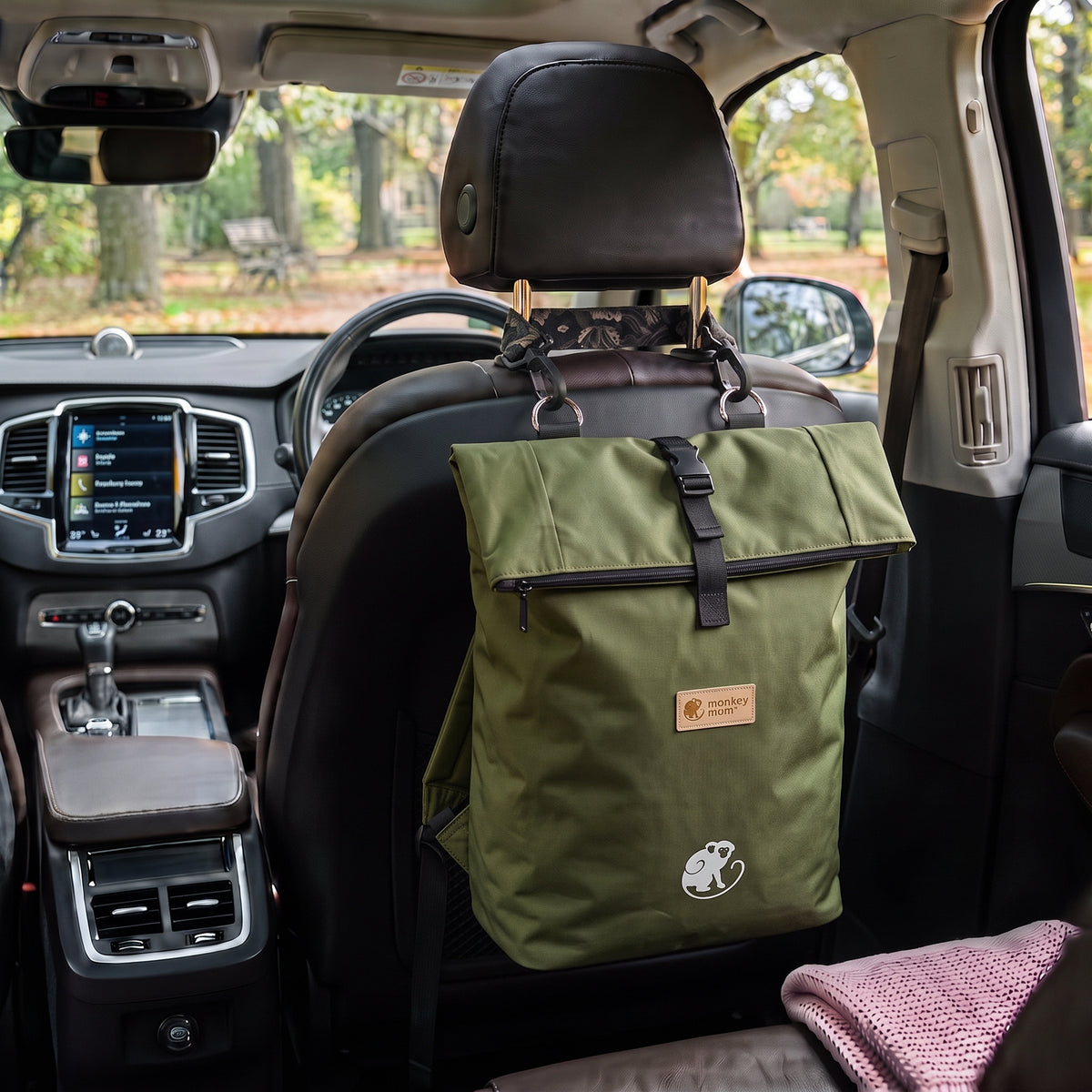 Monkey Mum® Mochila de sarga para carrito de bebé – Colores del bosque