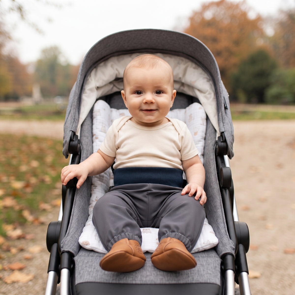 Pantalones infantiles de softshell con membrana Monkey Mum® - Viaje misterioso