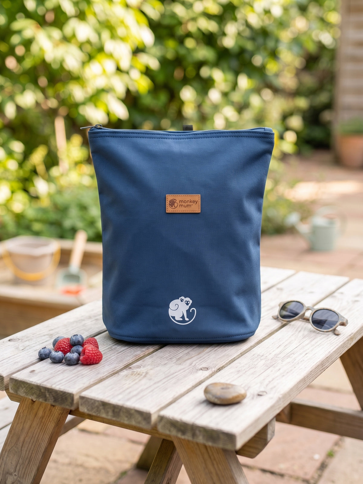 Mochila infantil de softshell Monkey Mum® - Cielo nocturno