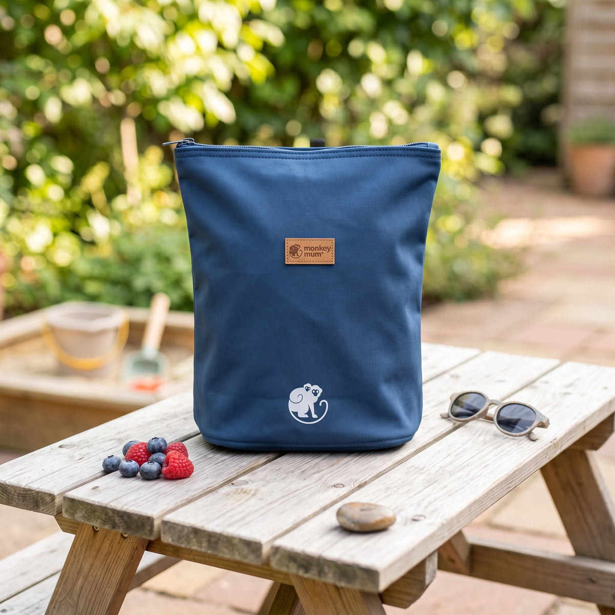 Mochila infantil de softshell Monkey Mum® - Cielo nocturno