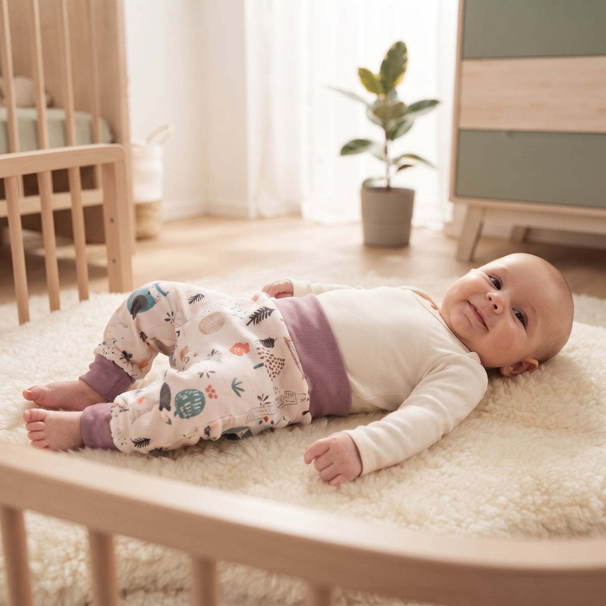 Pantalones infantiles de softshell con membrana Monkey Mum® - Animales del día