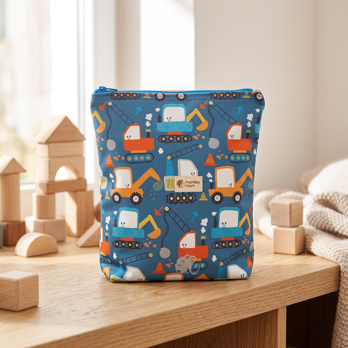 Mochila infantil de softshell Monkey Mum® - Obrador divertido