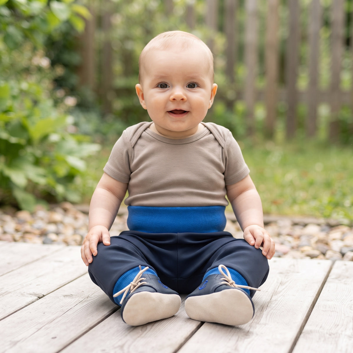 Pantalones infantiles de softshell con membrana Monkey Mum® - Cielo nocturno