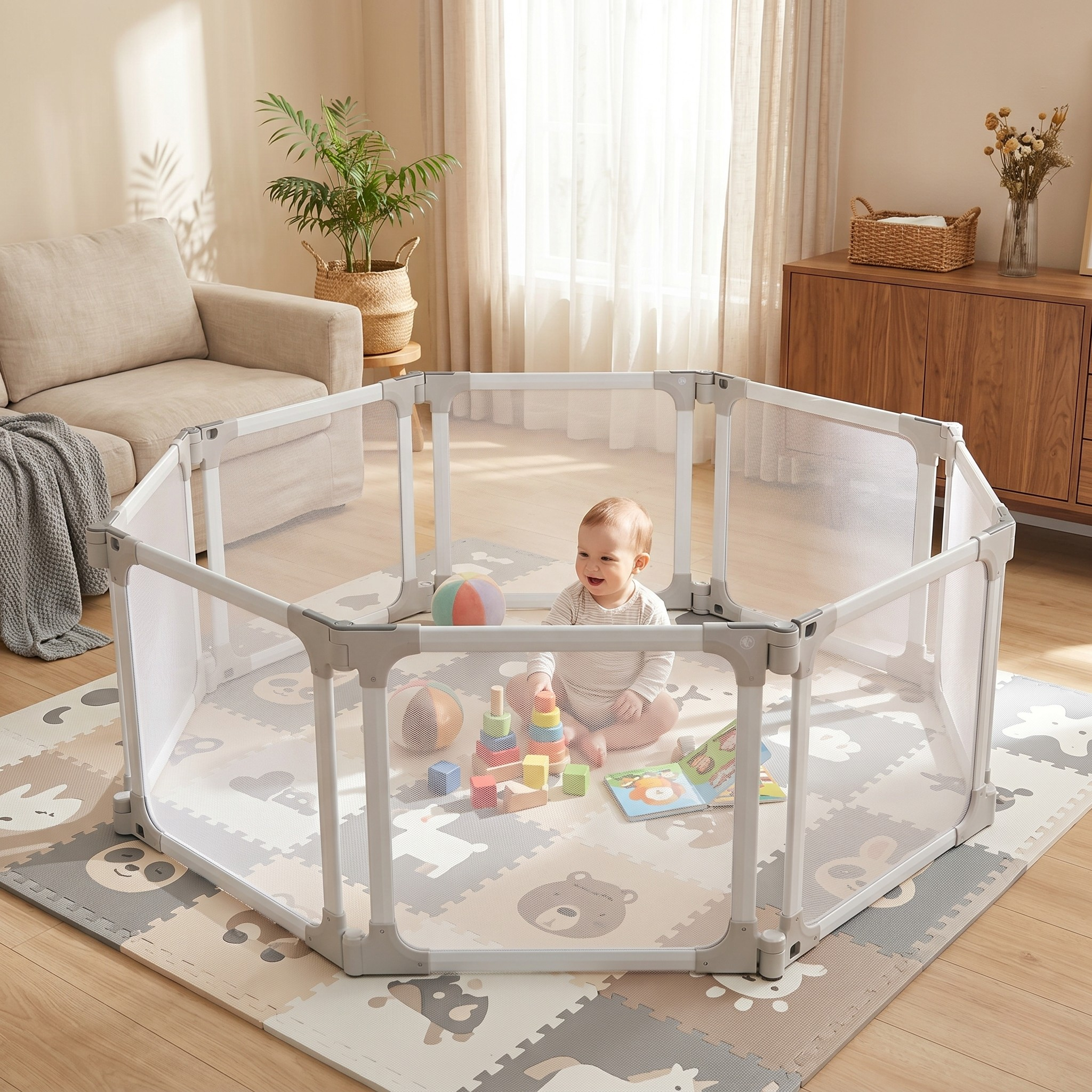 Parque de seguridad Monkey Mum®