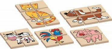 Jigsaw puzzle animals