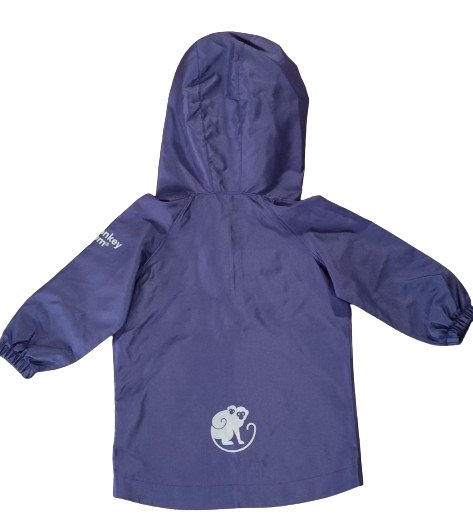 Monkey Mum® Chaqueta cortavientos con manga raglán - Morado oscuro