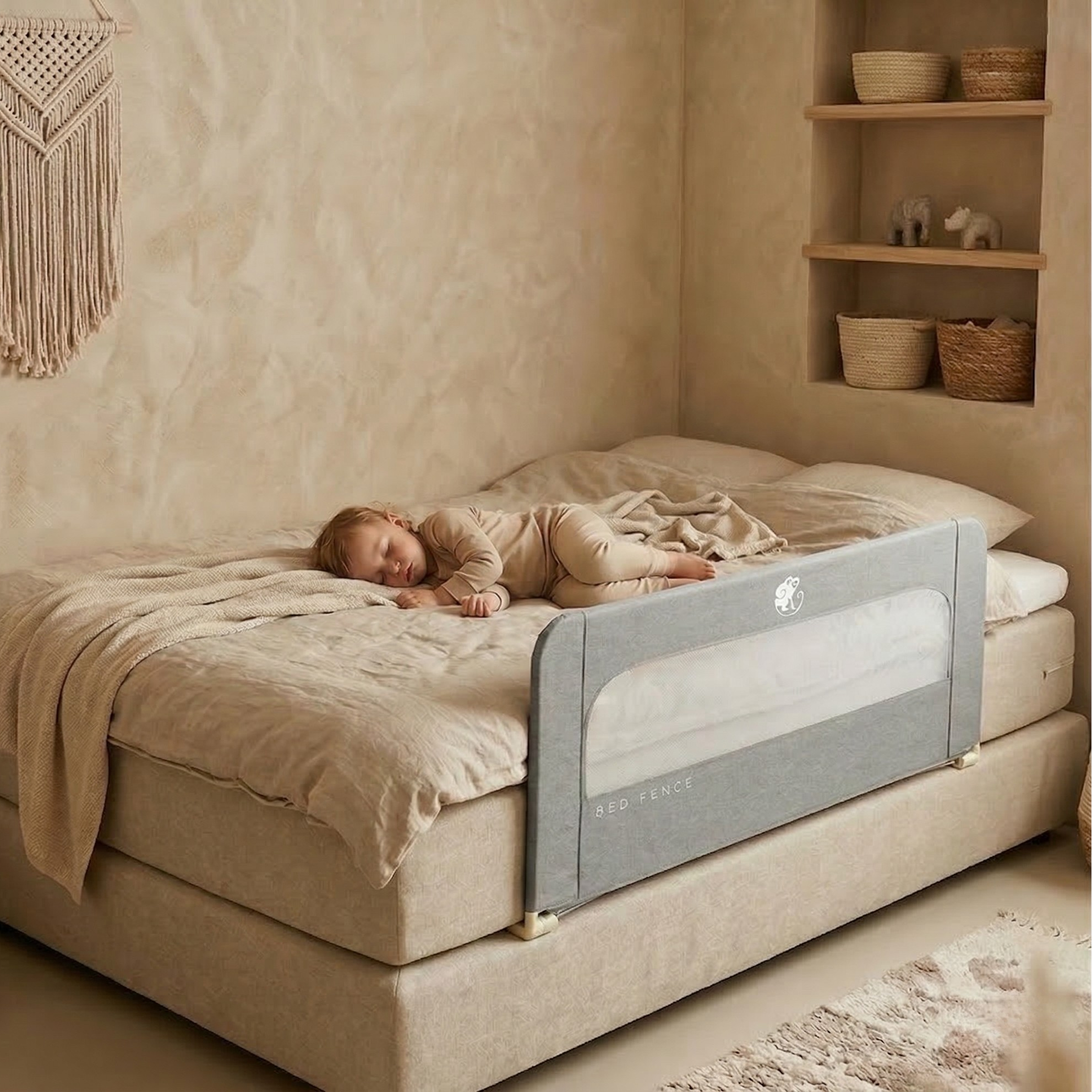 Barrera para cama Monkey Mum® Short- abierta