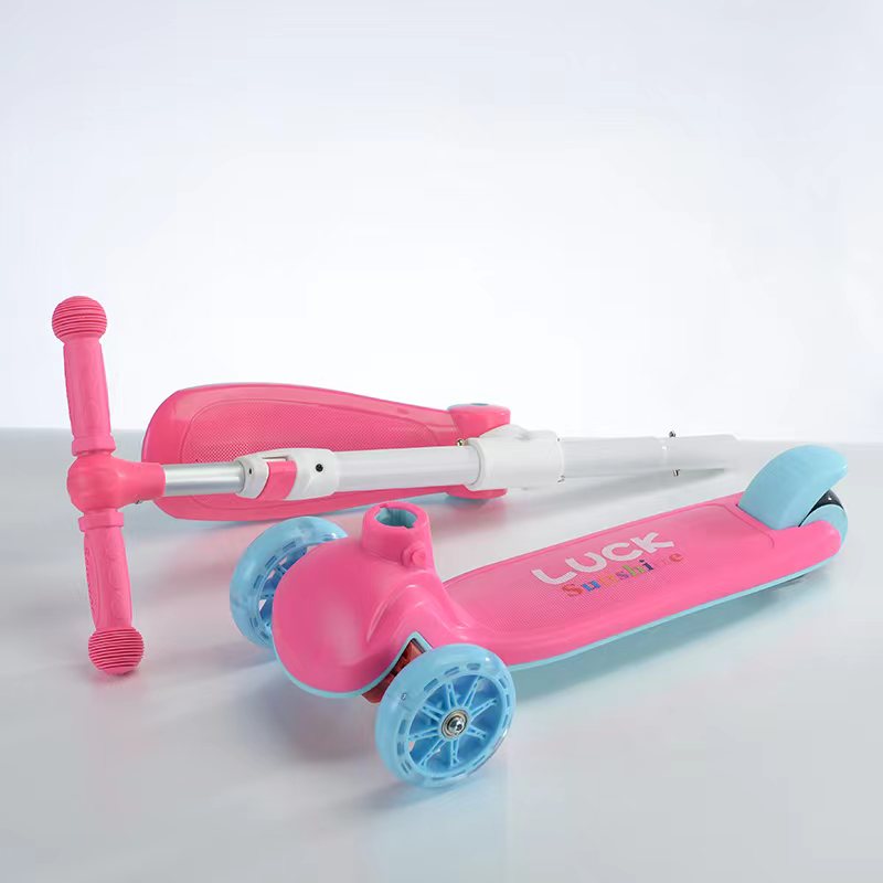 Patinete infantil con asiento - 3 en 1 - Amarillo - PIEZA DE EXPOSICIÓN