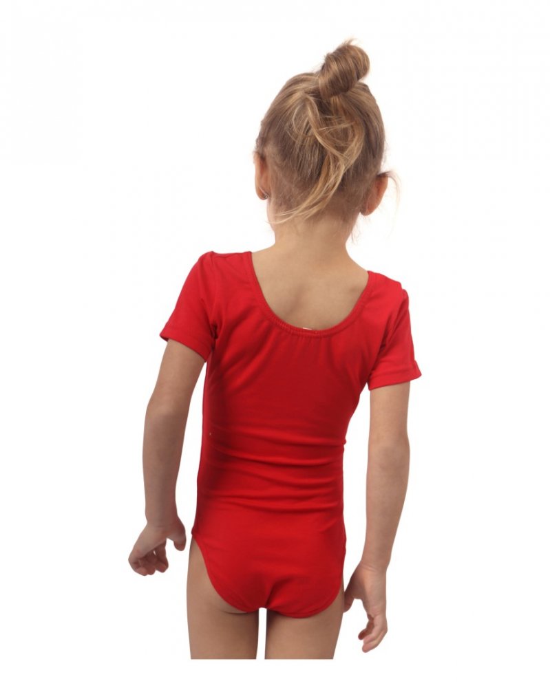 Maillot niñas ballet, gimnasia, rojo