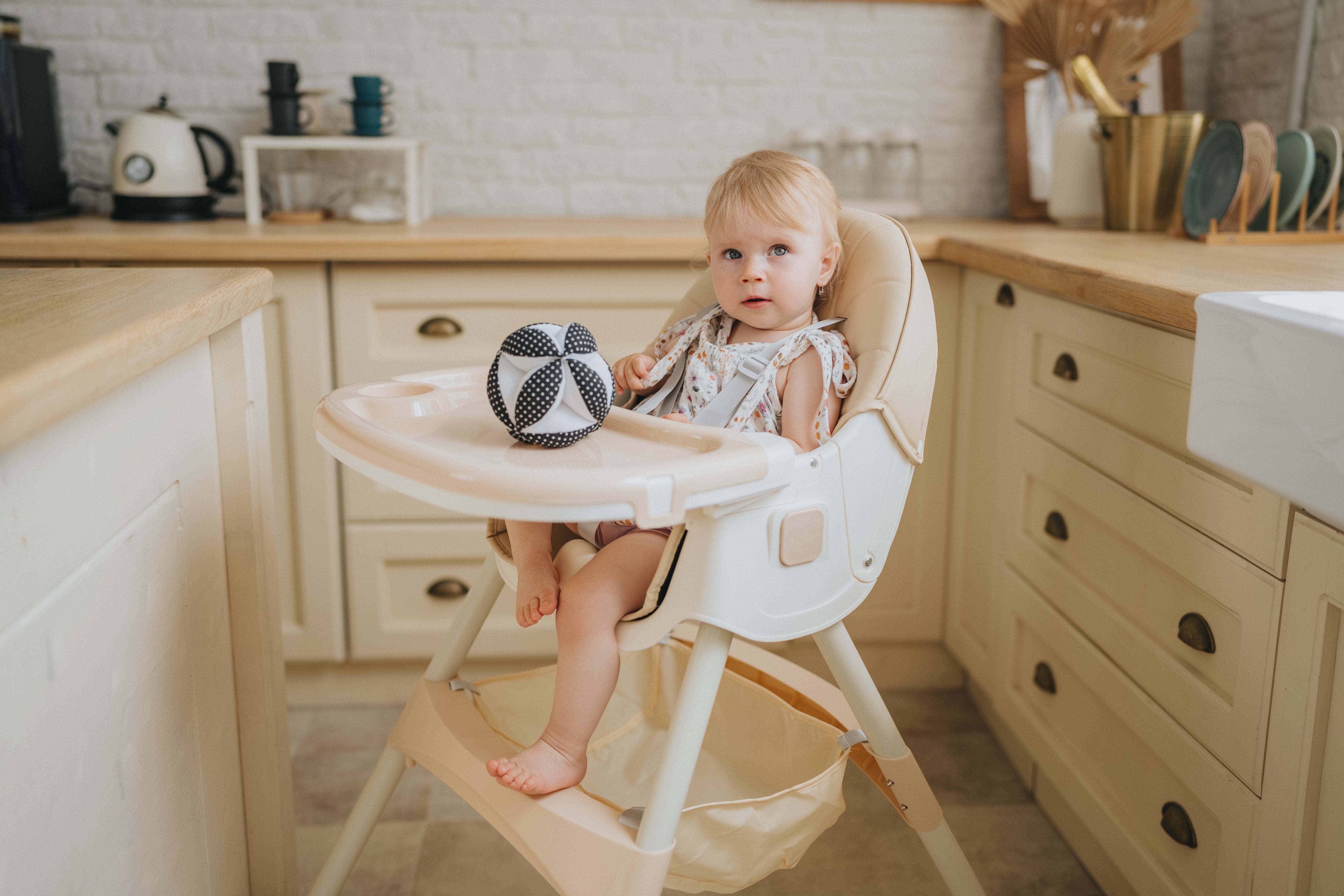 Trona infantil 2 en 1 Comfort - Azul - abierta