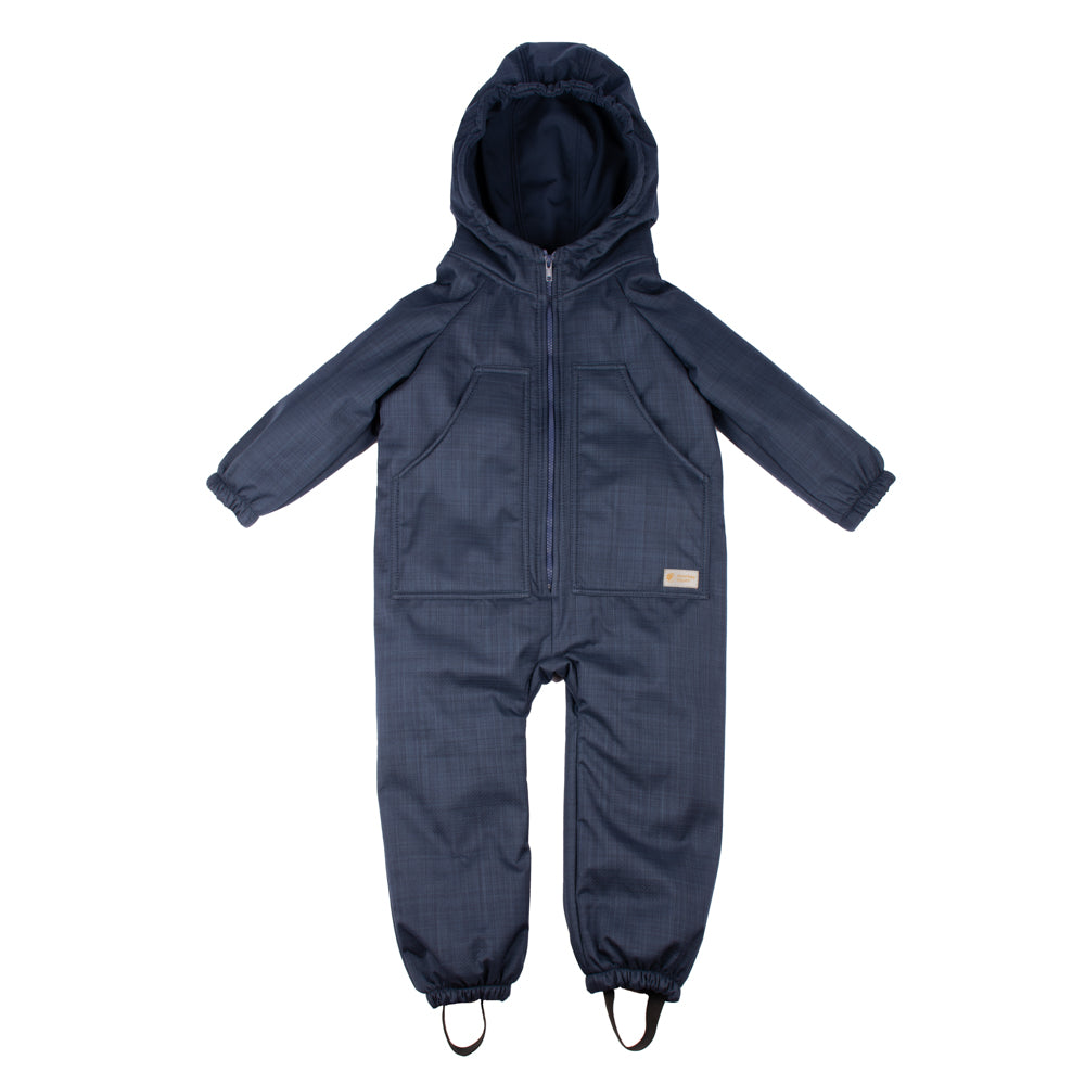 Monkey Mum® Mono infantil de invierno de softshell con borreguito - Cuento de hadas nocturno - talla 98/104, 110/116