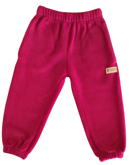 Monkey Mum® Pantalones de felpa - Granate
