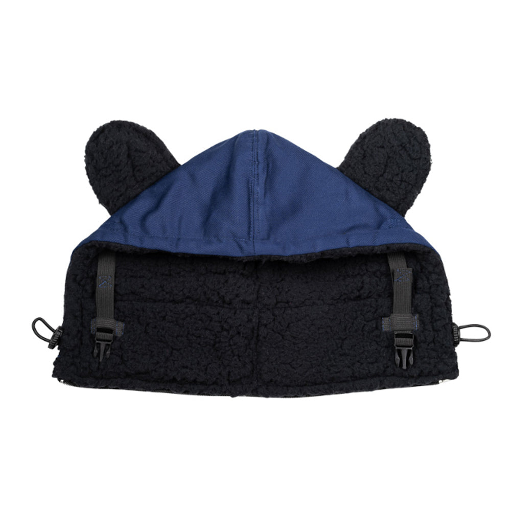 Monkey Mum® Capucha abrigada para portabebés Carrie - Azul marino