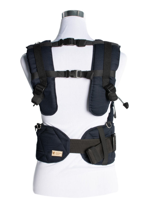 Monkey Mum® Portabebés ergonómico evolutivo Carrie - Gris plateado