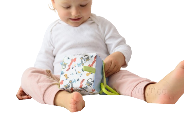 MyMoo Dado de agarre Busy cube - Animales