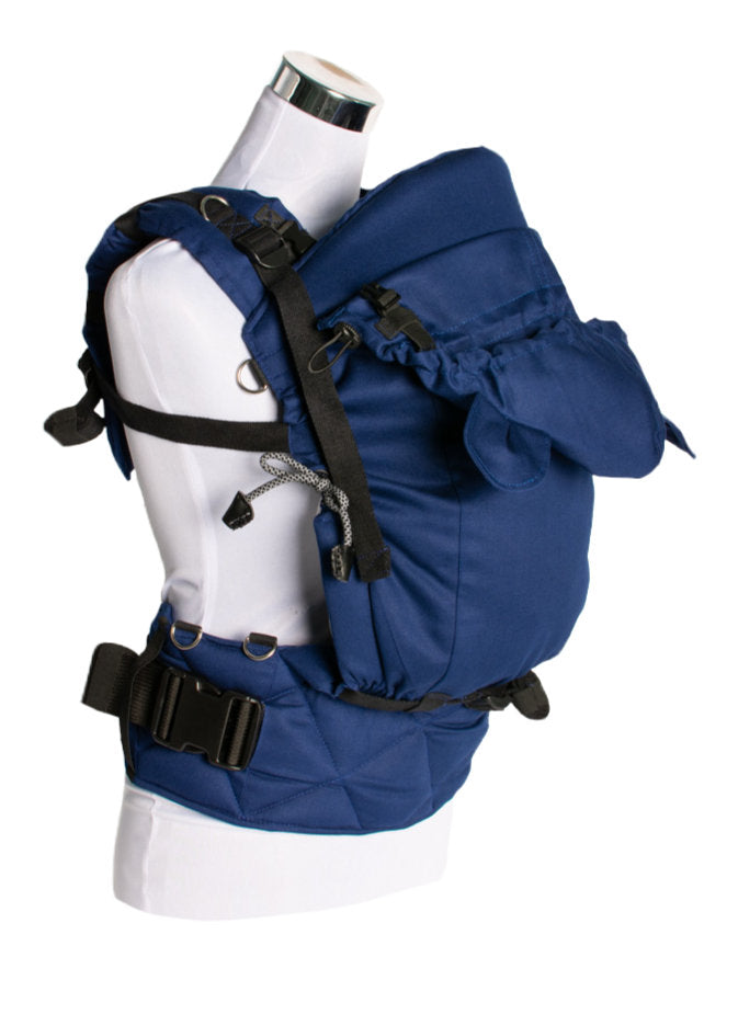 Monkey Mum® Capucha ligera para portabebés Carrie - Azul marino