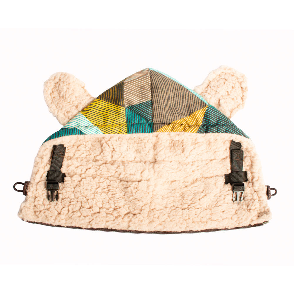 Monkey Mum® Capucha abrigada para portabebés Carrie - Encanto geométrico