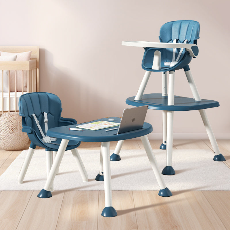 Trona infantil 2 en 1 Grow - Azul - abierta