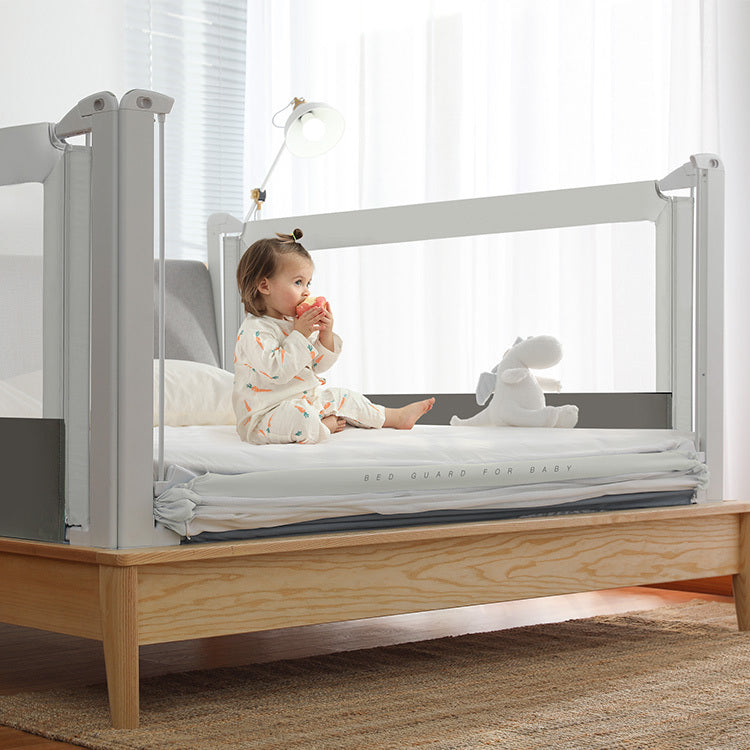 Barrera para cama Monkey Mum® Popular - gris claro