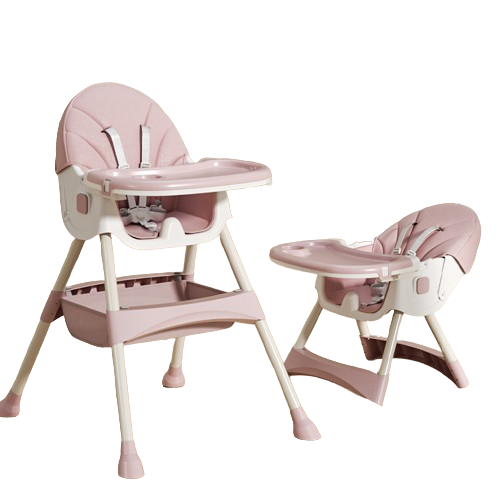 Trona infantil 2 en 1 Comfort - Rosa