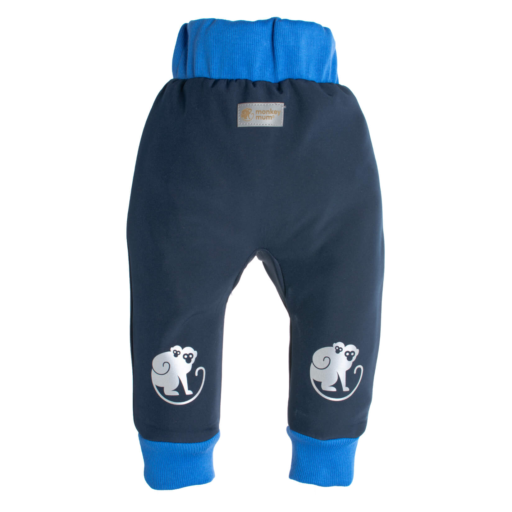Pantalones infantiles de softshell con membrana Monkey Mum® - Cielo nocturno