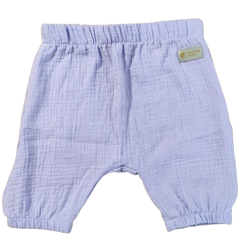 Pantaloncitos de muselina Monkey Mum® - Violeta