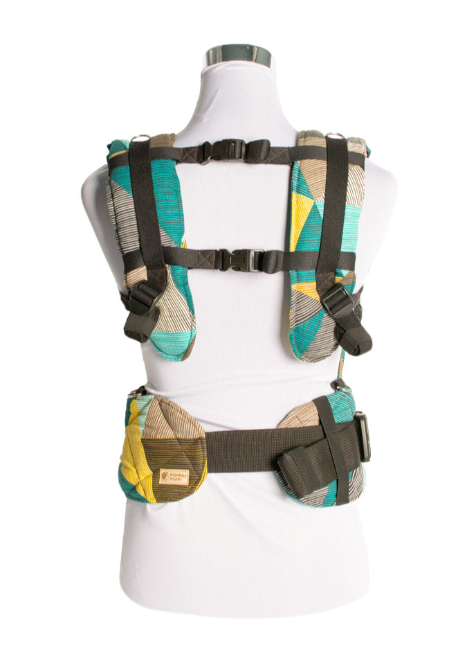 Monkey Mum® Portabebés ergonómico evolutivo Carrie - Encanto geométrico