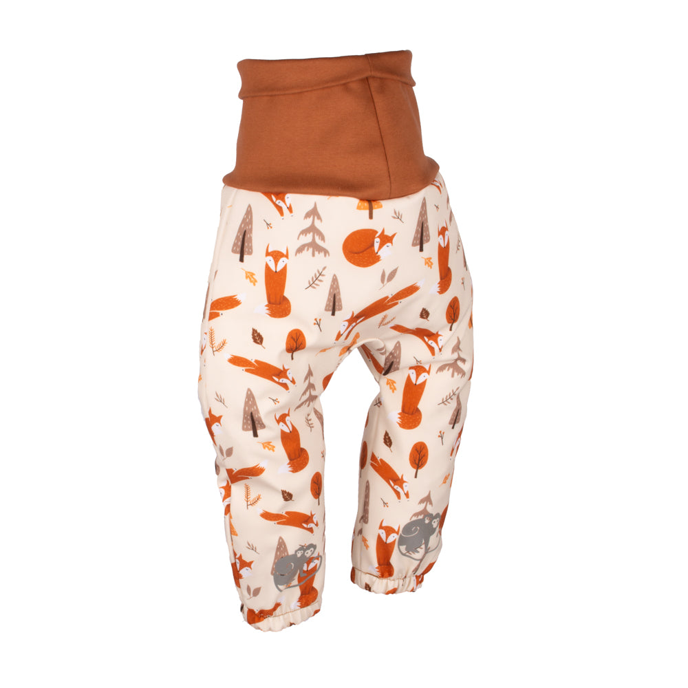 Pantalones softshell evolutivos infantiles con membrana Monkey Mum® - Juegos de zorro