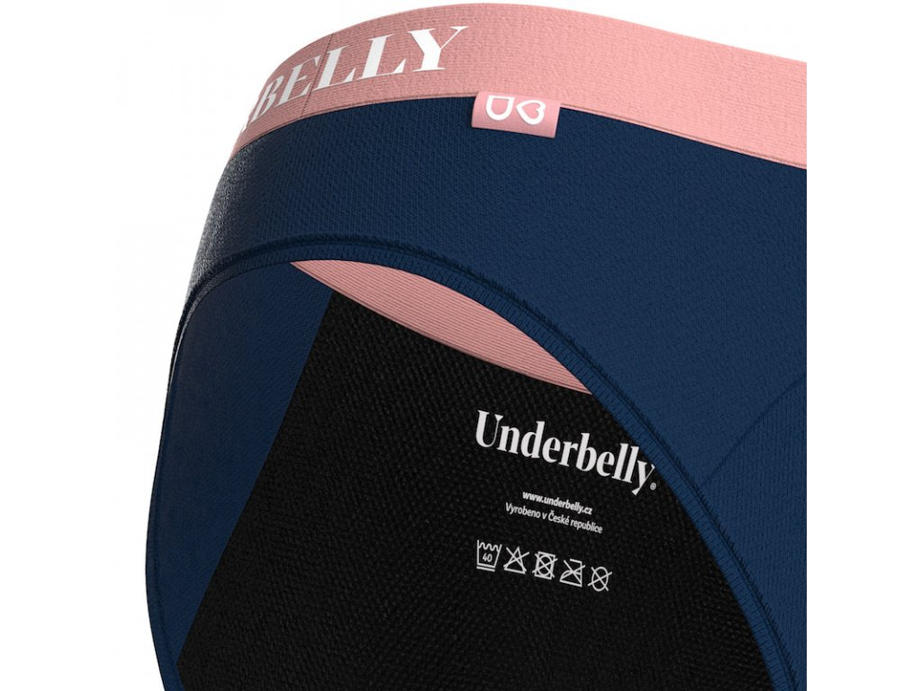 Bragas menstruales Underbelly univers, Menstruación más fuerte - azul