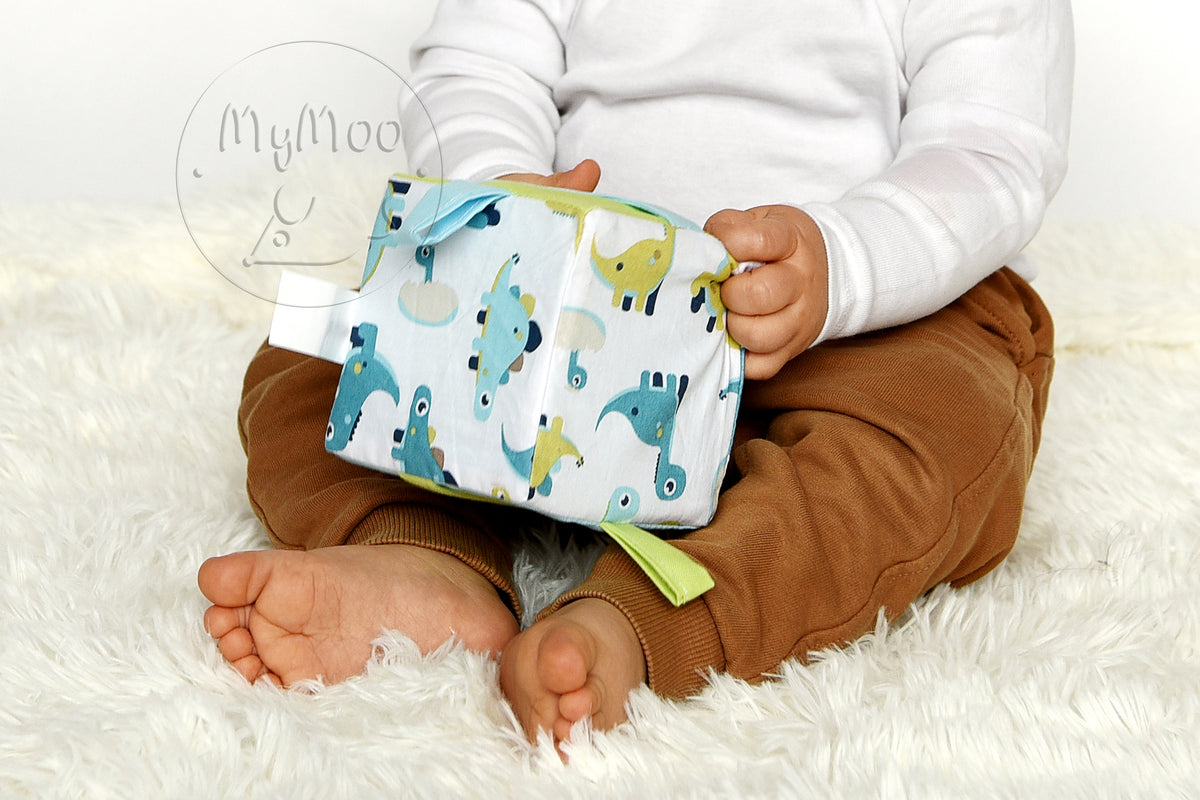 MyMoo Dado de agarre Busy cube - Dinosaurios
