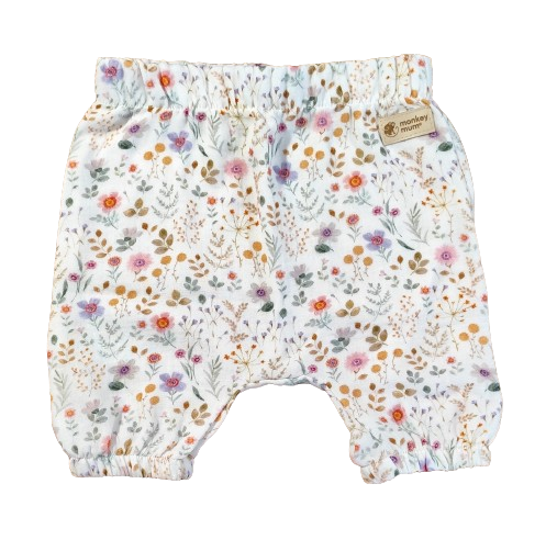 Pantaloncitos de muselina Monkey Mum® - Pradera en flor