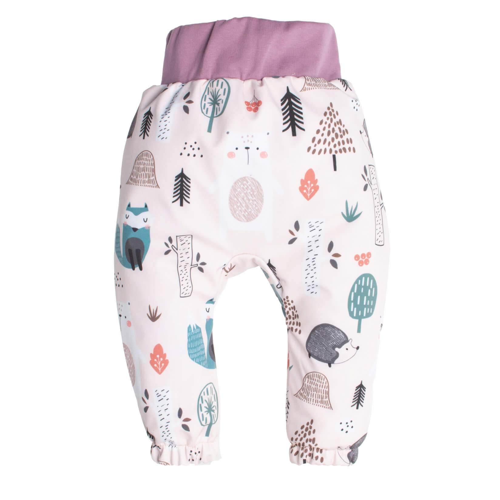 Pantalones infantiles de softshell con membrana Monkey Mum® - Animales del día