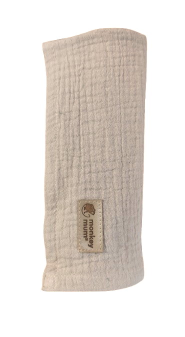 Pañal de muselina Monkey Mum® - Beige