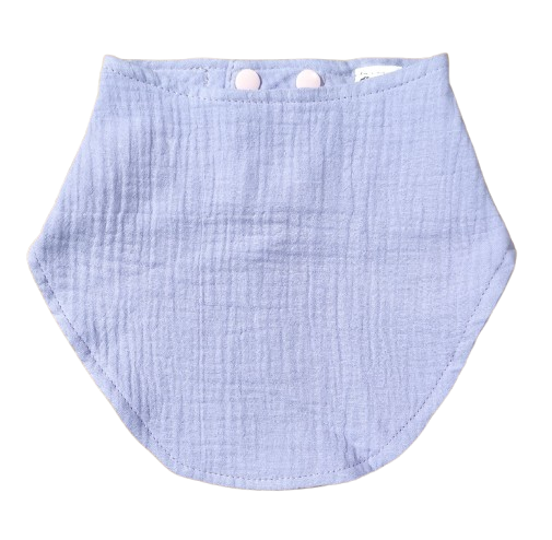 Babero de muselina Monkey Mum® - Violeta