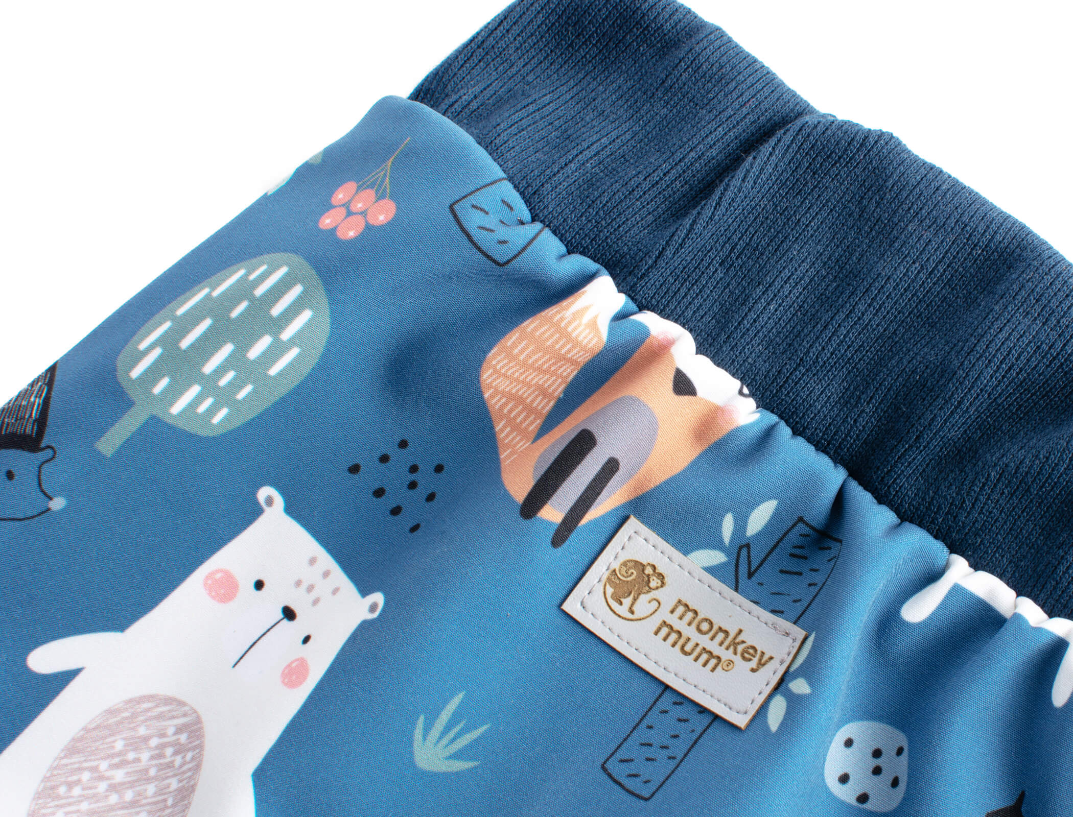 Pantalones infantiles de softshell con membrana Monkey Mum® - Animales nocturnos