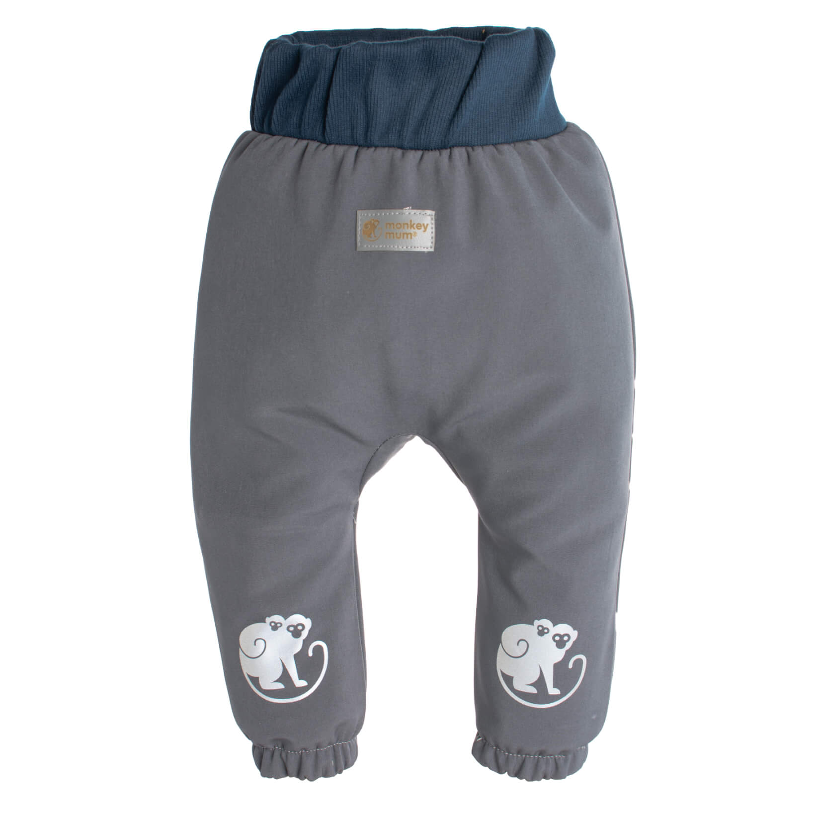 Pantalones infantiles de softshell con membrana Monkey Mum® - Viaje misterioso