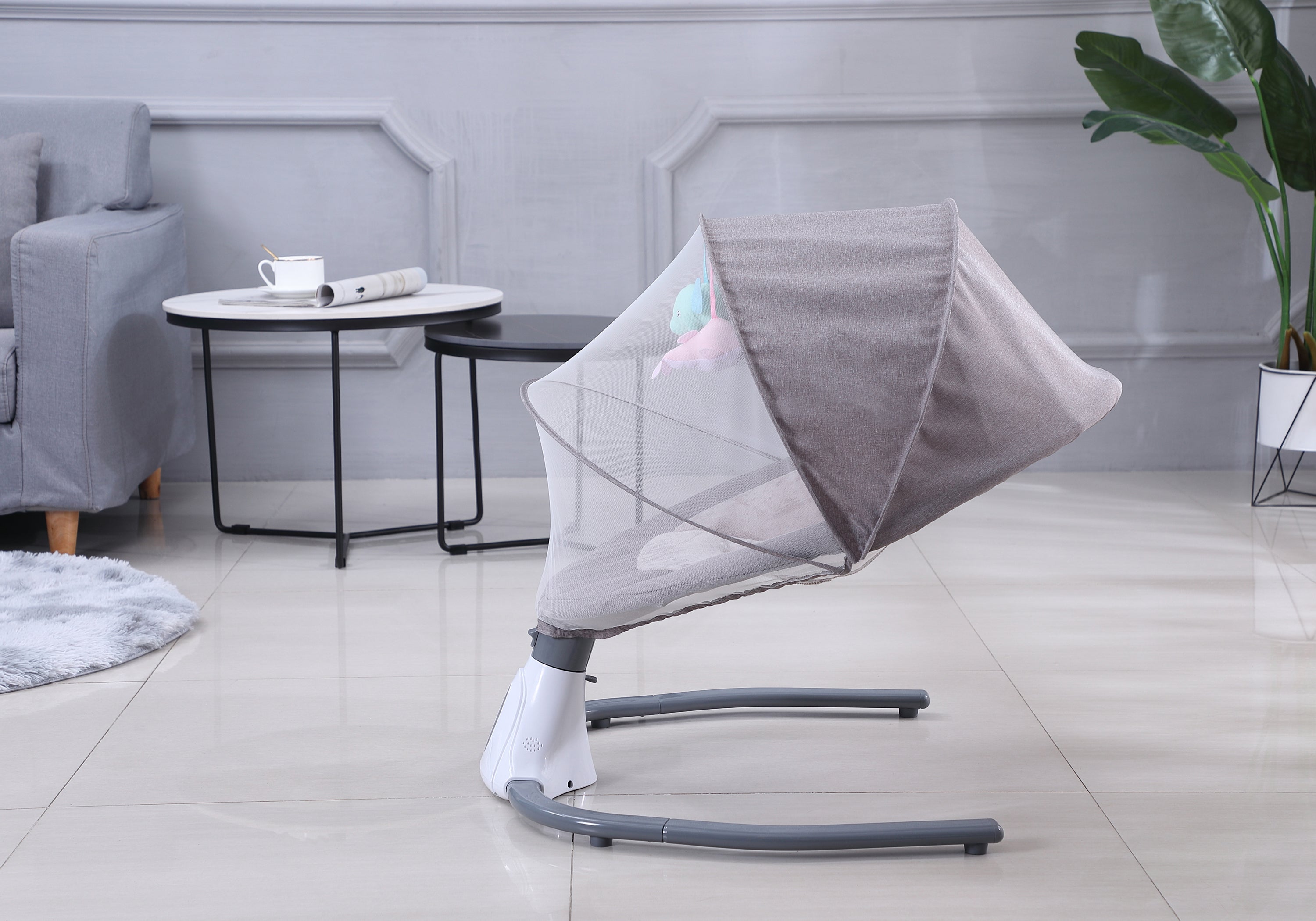 Columpio infantil eléctrico horizontal
