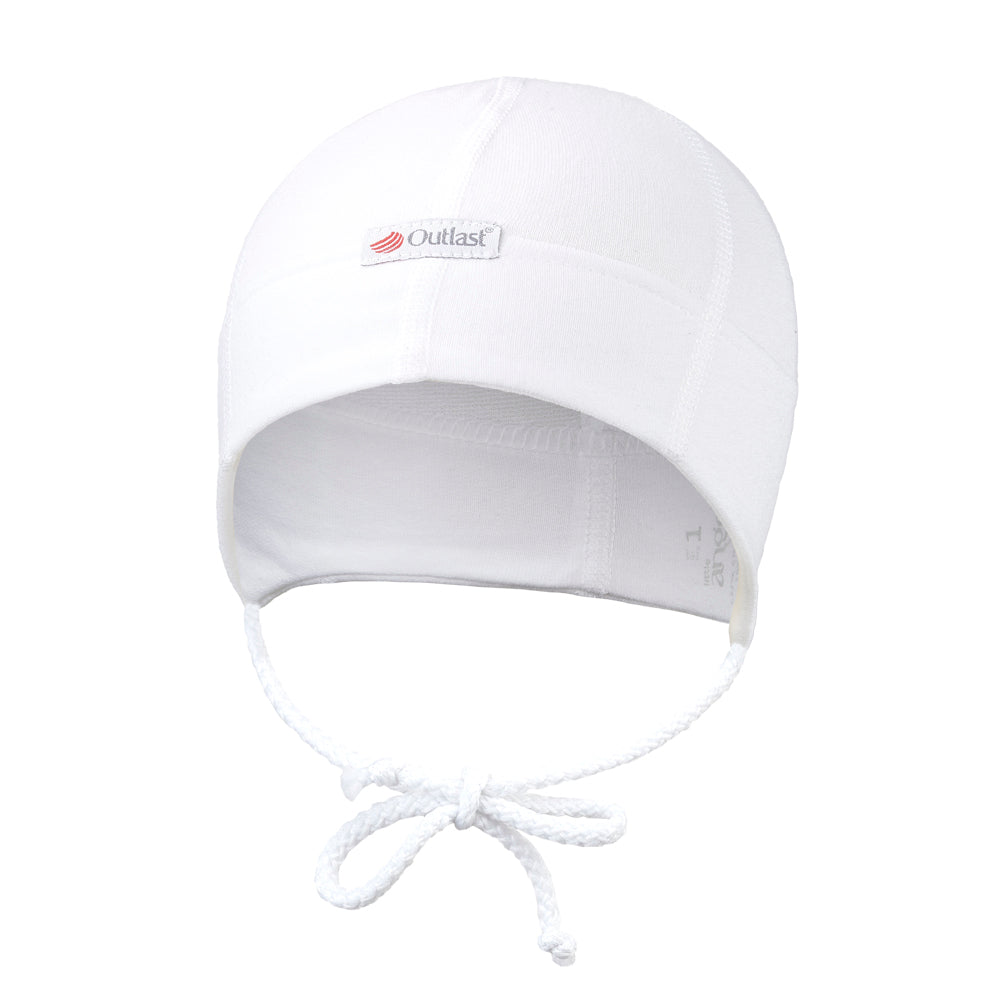 Gorra antideslizante con costura plana Outlast® - Blanco